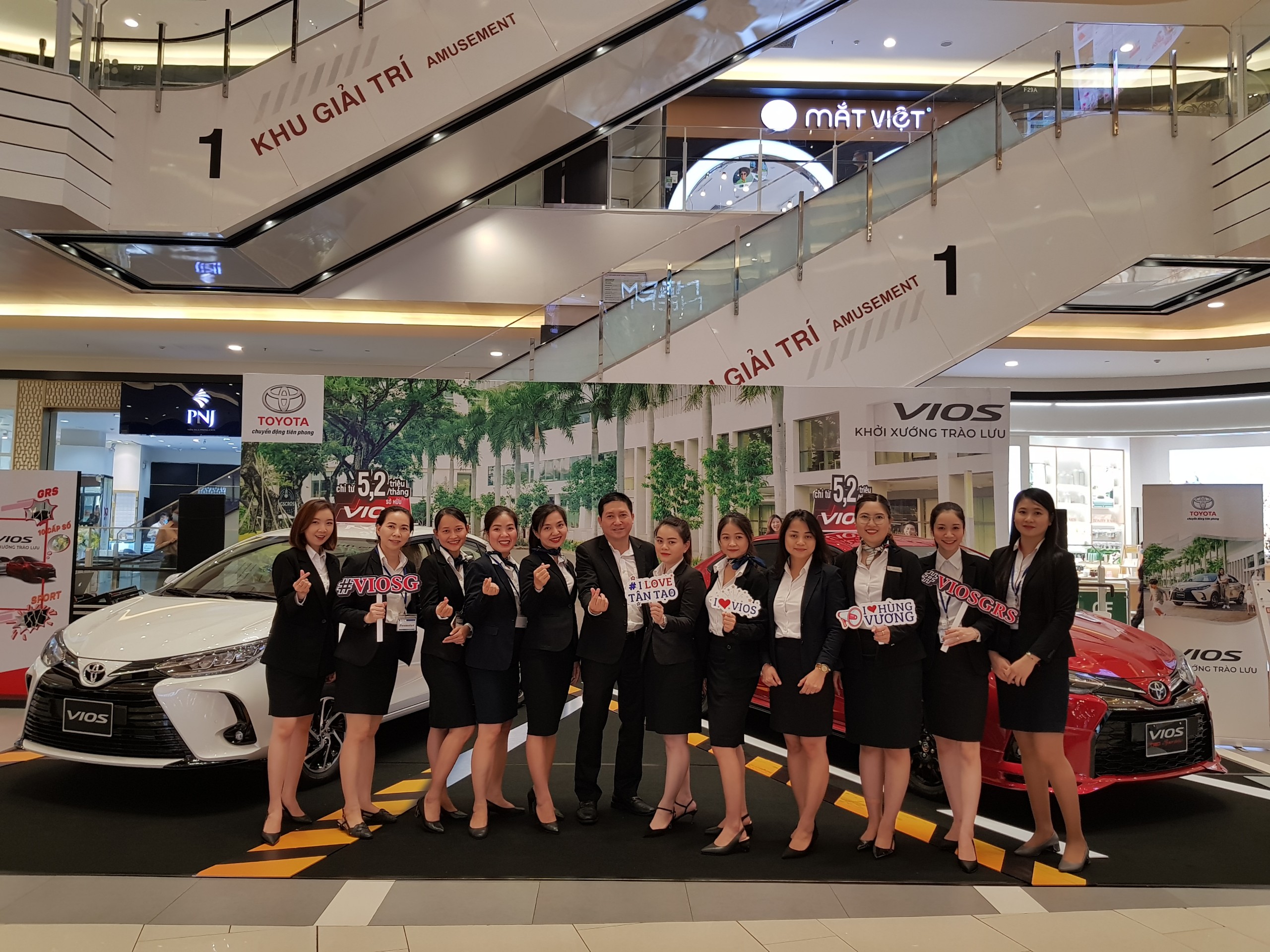 Triễn lãm ra mắt Vios GR-S diễn ra thành công tại trung tâm thương mại AEON Bình Tân