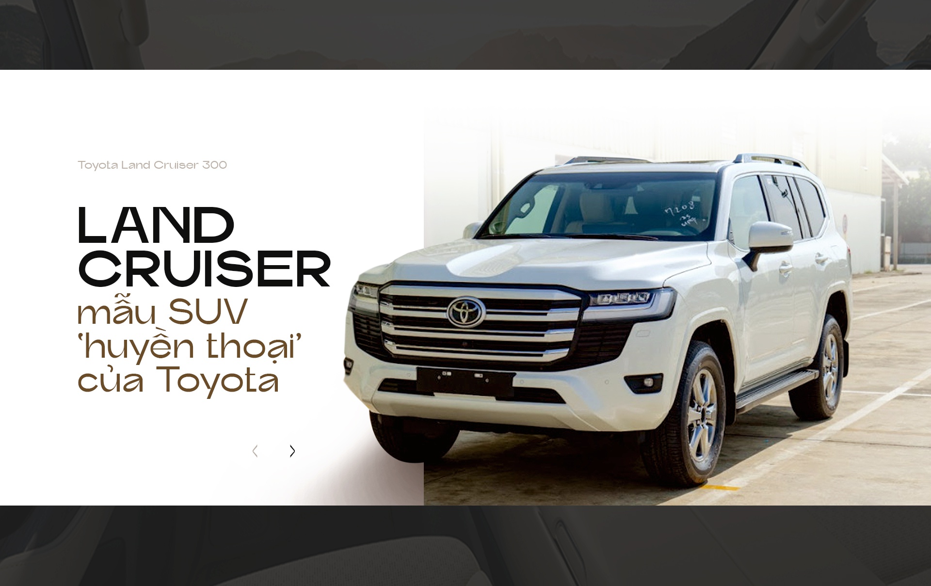 Land Cruiser Mẫu SUV "huyền thoại" của Toyota