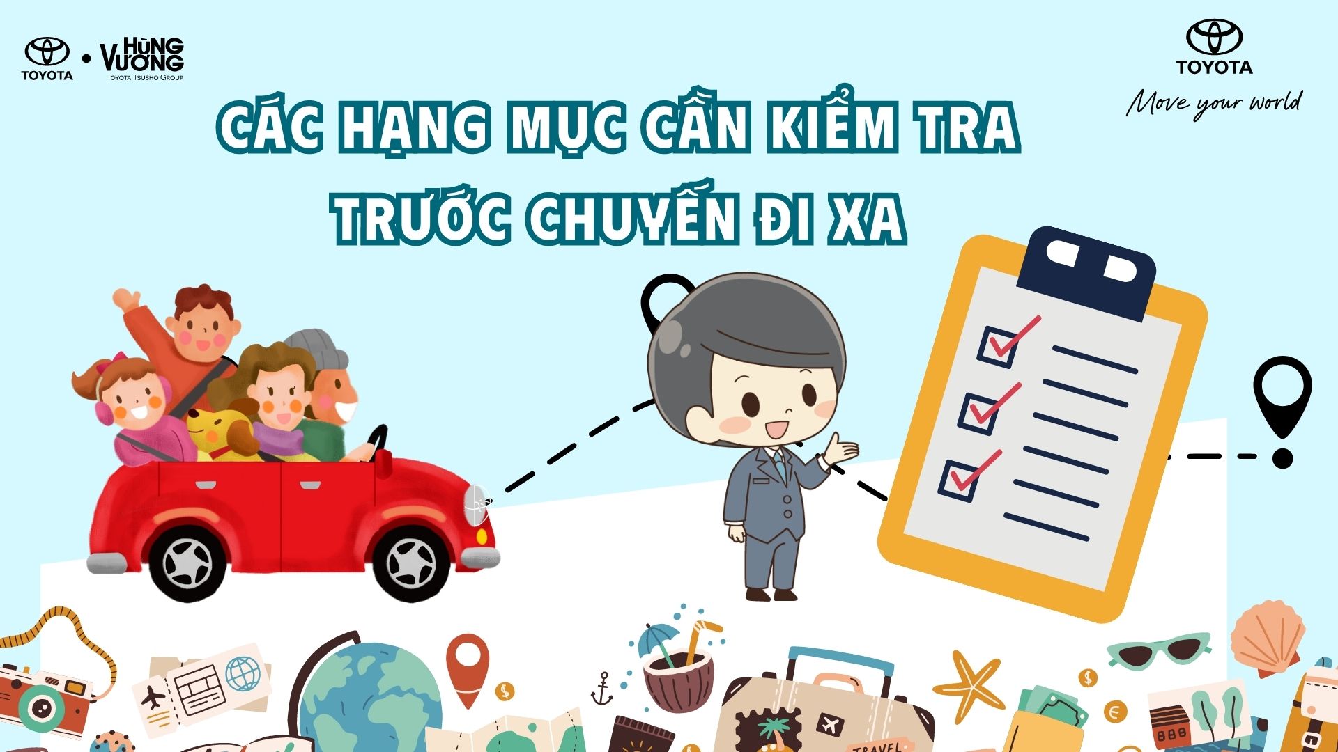 9 hạng mục cần kiểm tra trước chuyến đi xa