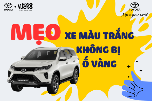 5 mẹo thần kỳ giúp xe ô tô màu trắng không bị ố vàng