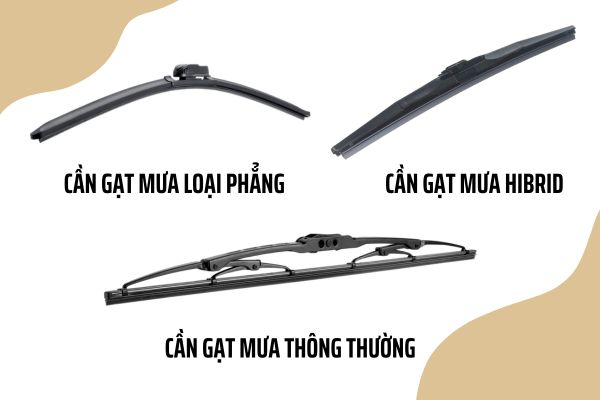 Ưu, nhược điểm của ba loại gạt mưa thông dụng trên thị trường