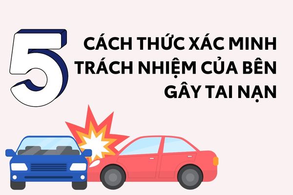 5 cách thức xác minh trách nhiệm của bên gây tại nạn ô tô