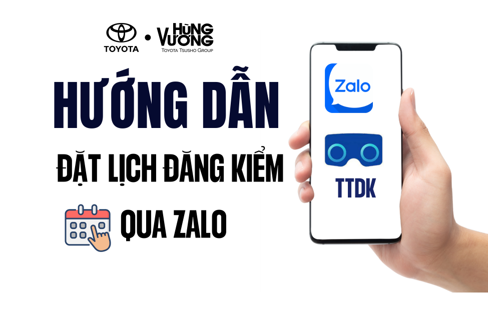7 bước đăng ký lịch đăng kiểm qua Zalo