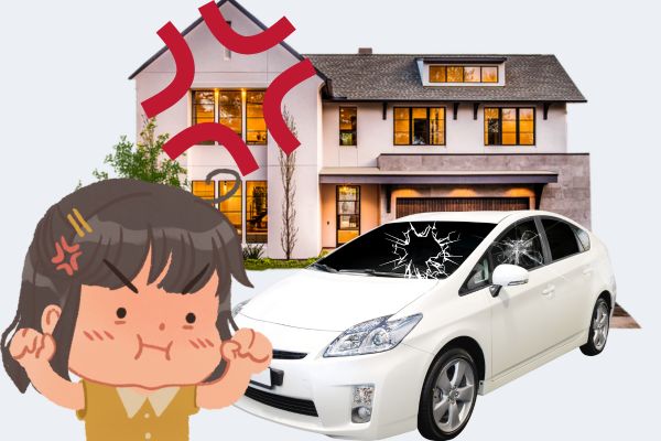 Hậu quả phá hoại ô tô đậu trước cửa nhà có thể gánh chịu án tù lên đến 20 năm