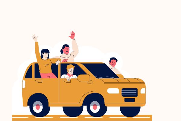 Có bị phạt không khi xe 5 chỗ chở quá 6 người?