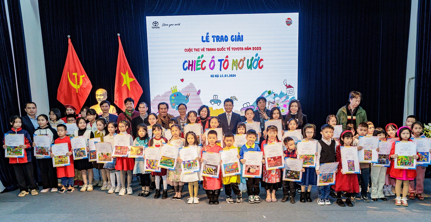 Toyota Việt Nam công bố kết quả Cuộc thi vẽ tranh quốc tế Toyota Chiếc ô tô mơ ước năm 2023