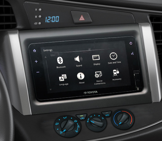 Toyota Innova 2023 với hệ thống âm thanh hiện đại