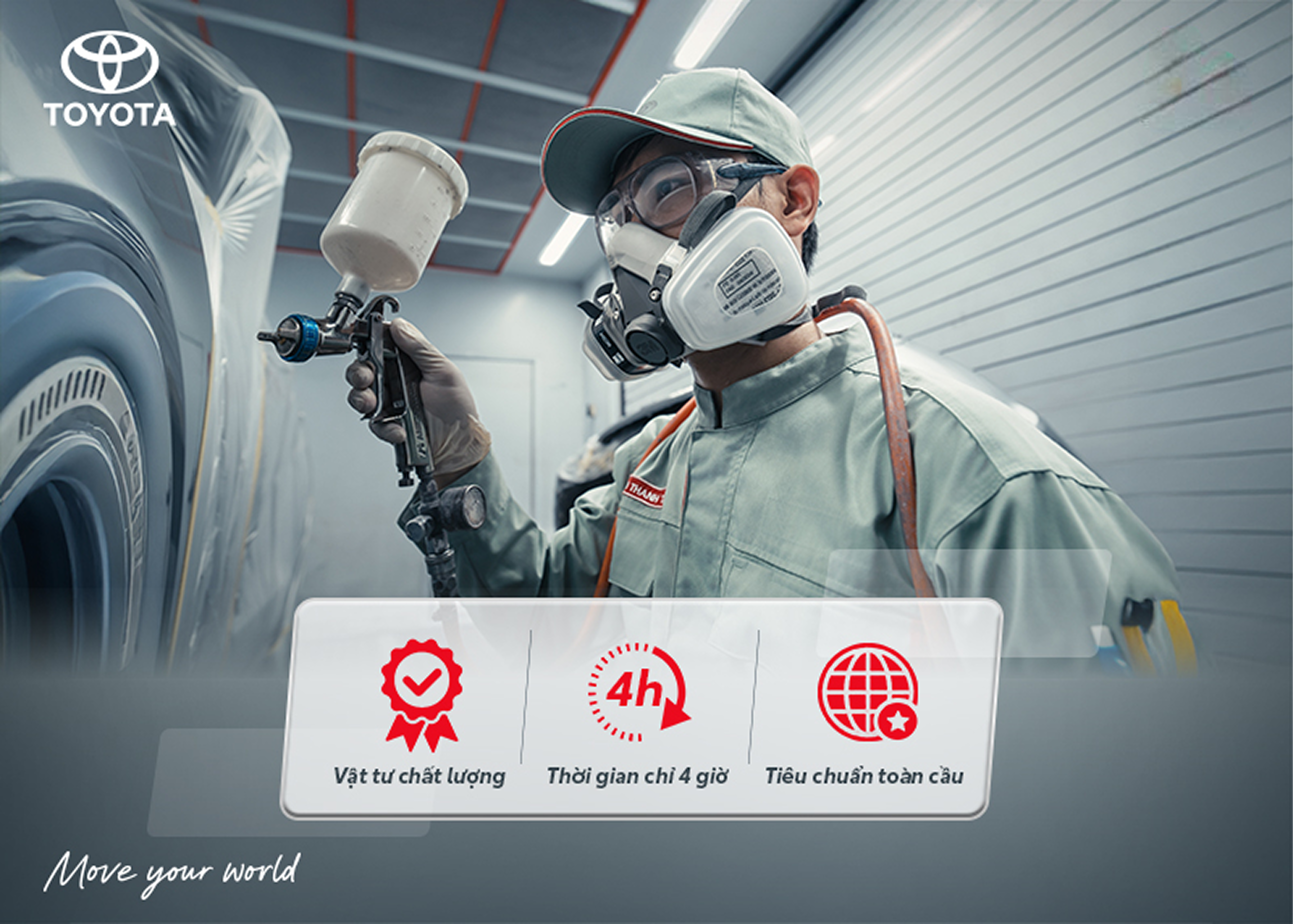 Kỹ thuật viên sửa chữa thân xe